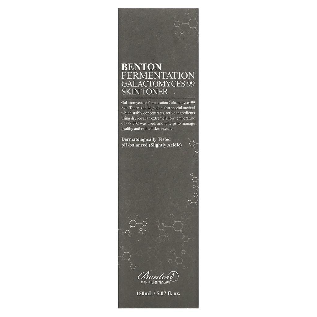 Benton Fermentowany tonik do skóry Galactomyces 99, 5,07 fl oz (150 ml)