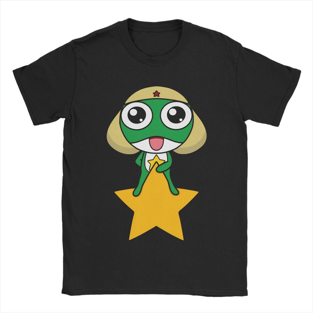 Awesome Symbol Of Sgt Frog Keroro TShirt for Men Women O Neck Cotton T Shirt  Short Sleeve Tees New Arrival Clothing