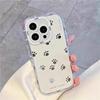 Ins Cat Claw Mirror Bracket Suitable for Apple 16promax Mobile Phone Case 15 Feather Yarn Butter Shell 14 Cute 13/12