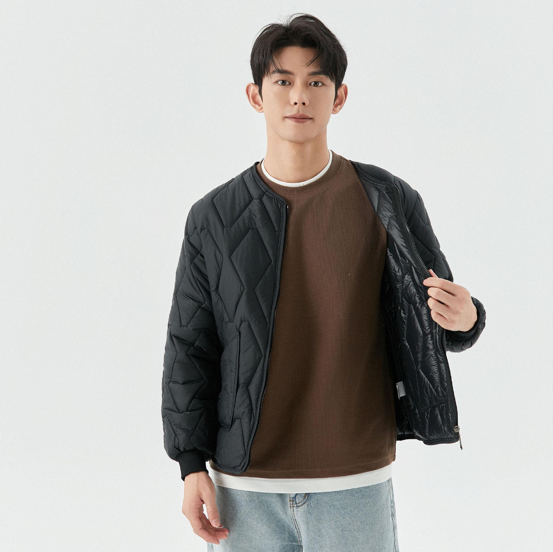

Winter Fat Plus Thickened Padded Warm Long-sleeved Cotton Shirt Loose Zipper Thread Collar Cotton Clothing Comfortable Stylish To Keep Warm 2535 M