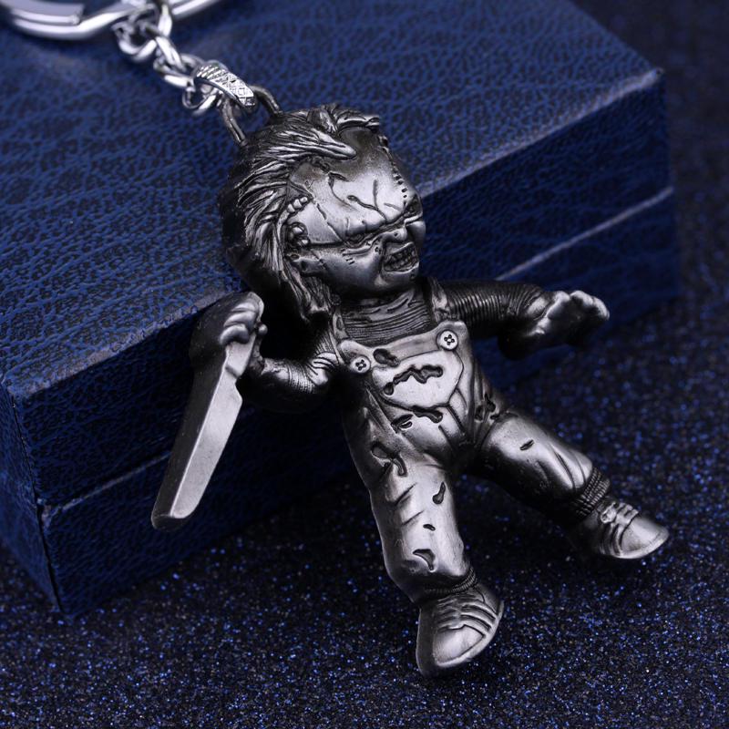 Horror Movie Child's Play Keychain Pendant Halloween Horror Party Decoration Keyring Cosplay For Men Women Backpack Jewelry