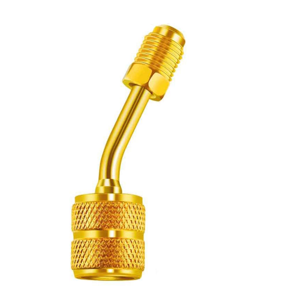 Professional R410A Charging Vacuum Port Adapter Metal For Mini Split Air Conditioner HVAC Refrigeration