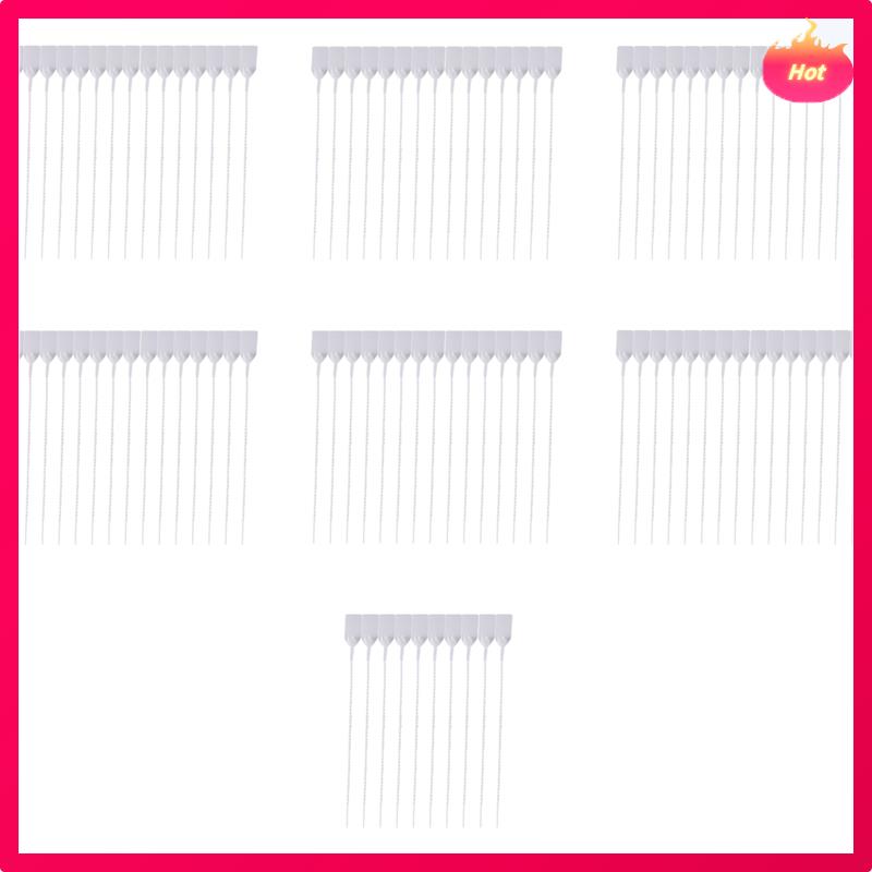 100 Piece Plastic Tamper Seals Numbered Zip Ties Tags For Fire Extinguisher,Shipping,250Mm A