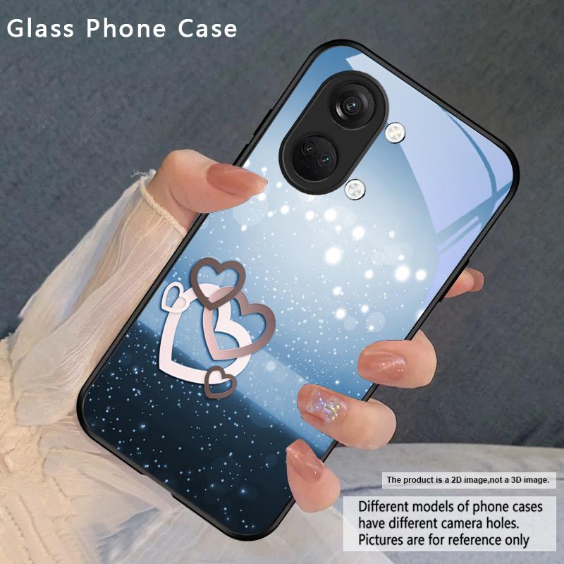 Warm and romantic love For OnePlus Nord CE 2T 2 3 Lite N20 N30 6T 7 7T 8 8T 9 10 Pro 11R 12R 13R Ace 2V 5 Pro Glass Phone Case