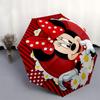 Disney Minnie Mouse,Polka Dots,Daisy Manual Opening and Closing Umbrella -8-Rib Reinforced Folding Design, Lightweight and Portable, Suitabl