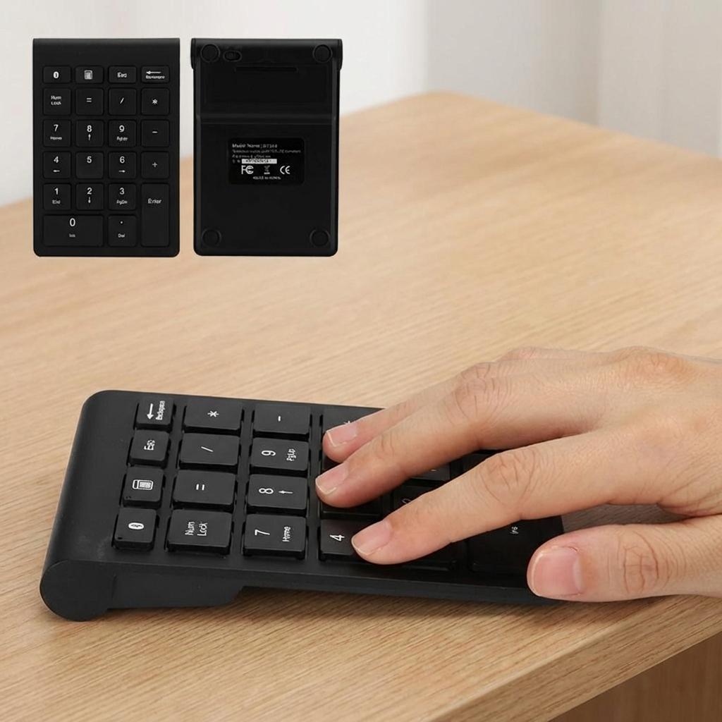 Ultra Thin 22 Keys Numerical Keyboard Wireless Usb 2.4g Mini Digital Keypad Ergonomic Digital Numpad Number Pad With Receiver