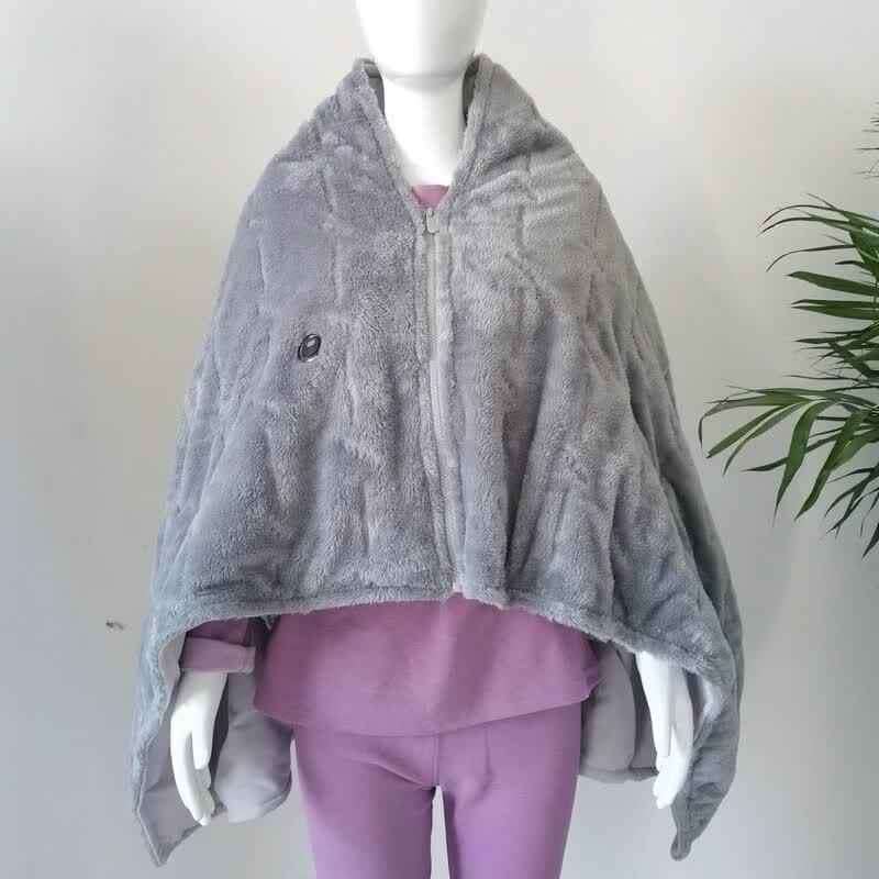 ZISIZ Car Electric Heated Shawl Blanket