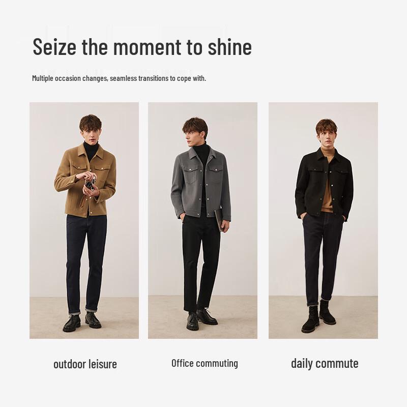 Navigare Men's Wool Blend Workwear Jacket