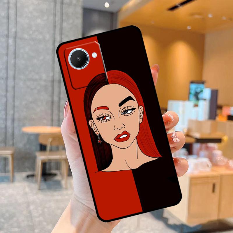 

Чехол Devil Woman Sexy Girl Witch для Realme C55 C33 C31 C35 C30 C11 C15 C25s C21Y GT Neo 5 3T 2T 8 9 10 11 Pro Plus Realme 10 4G