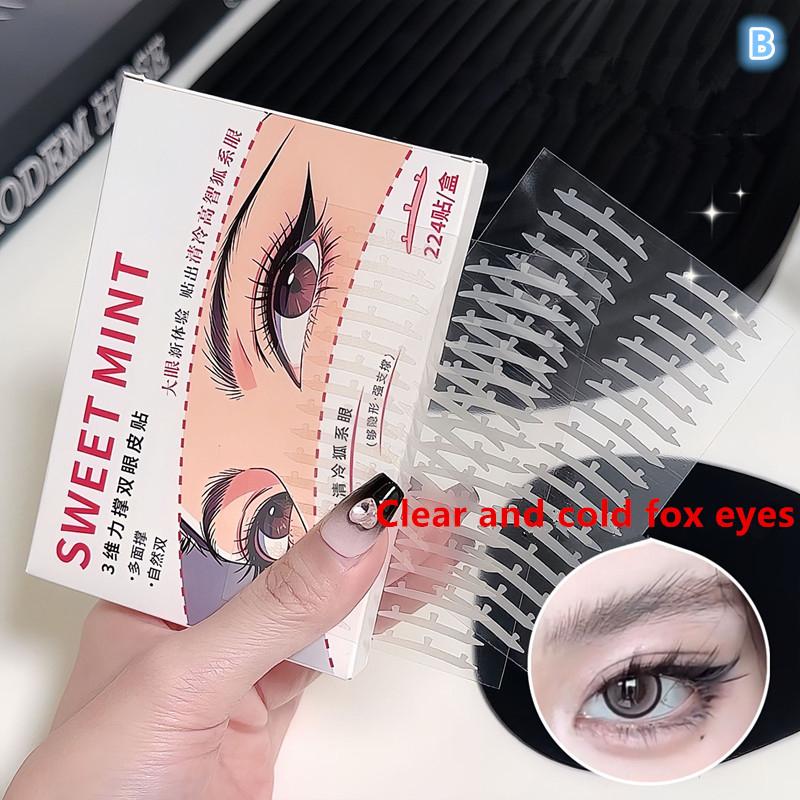 

224 Patches Double Eyelid Tape Invisible Stickers Double Eyelid Makeup Self Adhesive Double Eye Tape Ladies Eye Makeup Tool