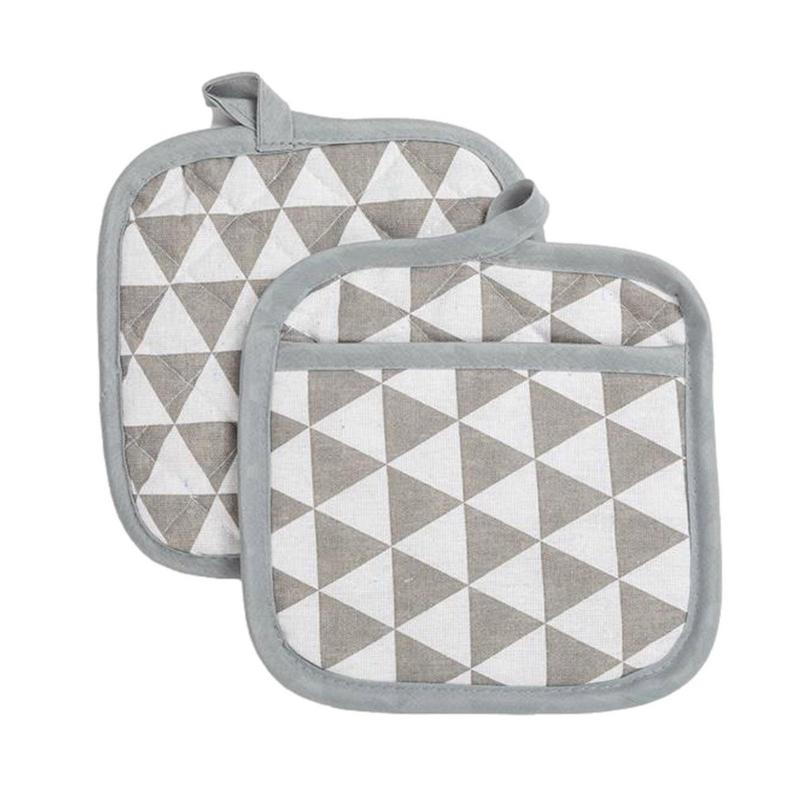 Kitchen Potholders Pad And Stove Oven Gloves Heat Resistant Thermal Anti-heat Take  Pot Cooking Baking Gloves Insulation Pad