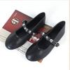 Fashion Ballet Flats for Women - Rivet Design Buckle Strap Soft Leather Light and Comfortable 2025 Autumn Collection Ladies Footwear