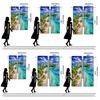 Sea View Pattern Printed Curtains   Pole Bag Curtains   Christmas Decorations   Daily Home Decorations   Room Decorations
