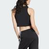 Adidas Future Icons Color Block Sleeveless Crop Top Women Tops Black IP1572