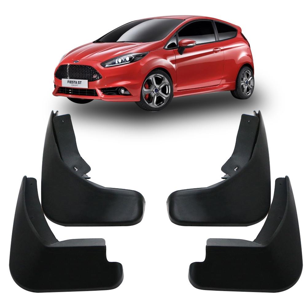4 Stück/Satz Schmutzfänger für Ford Fiesta MK7 2009-2017 Schmutzfänger Kotflügel Spritzschutz Schmutzfänger Vorne Hinten ABS Zubehör