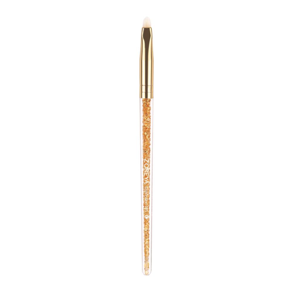Zoreya Single Concealer Brush Eyebrow Brush Beauty Tool Makeup Lip Brush Plastic Handle Inner Drill Eyelash Brush