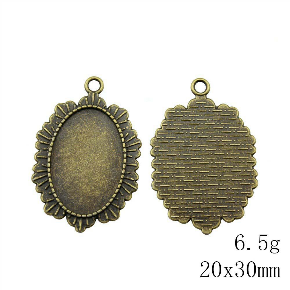 Christmas Decorations Accessories For Making Jewelry Oval Glass Cabochon Base Setting Tray Accessories Parts Ornaments For Home Accessory Parts