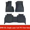 Environmentally Friendly TPE Floor Mats for BMW X5L - Odorless, Double Layer, Wear-Resistant Interior Carpets