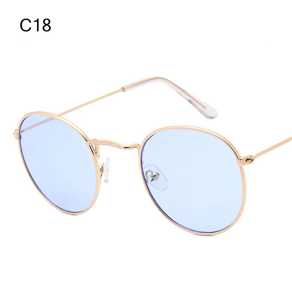 

Женские и мужские солнцезащитные очки в металлической оправе, винтажные круглые солнцезащитные очки в стиле ретро с защитой от ультрафиолета UV400, летние очки для вождения на открытом воздухе