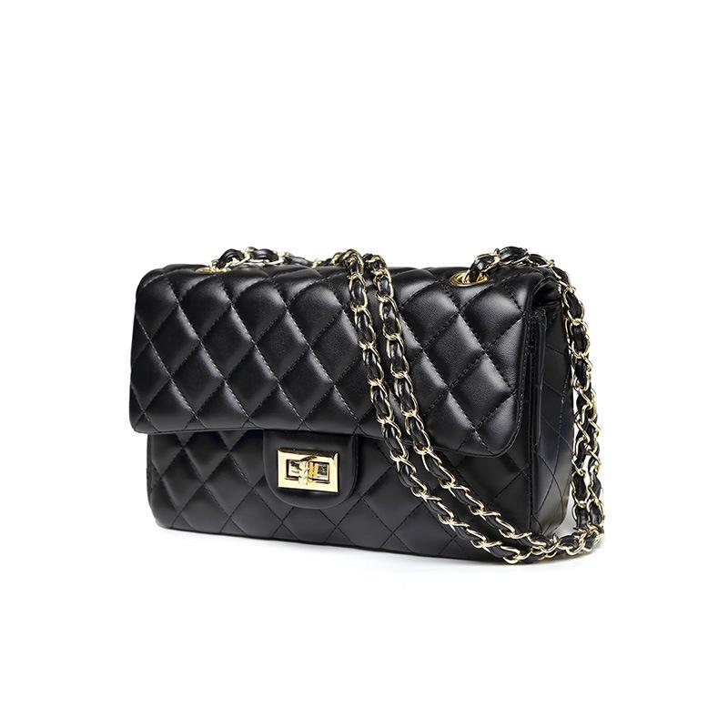 New Spring Diamond Chain Bag  European and American Retro Fashionable Hot Mom Bag Easy To Match One Shoulder Crossbody Bag for Women
