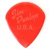 Jim Dunlop Jazz III Nylon Jazz Picks Red Nylon Picks with Musent Custom Players Picks (36-Pack) - 47B3N-RED-36P