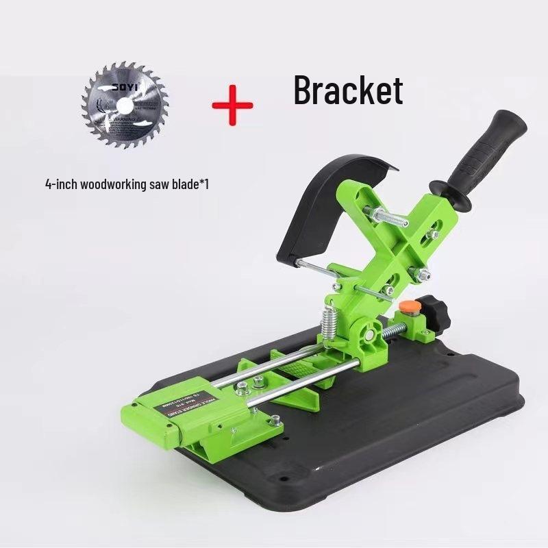 Universal Lever-Type Angle Grinder Stand & Polishing Table - Compact Cutting Machine Holder