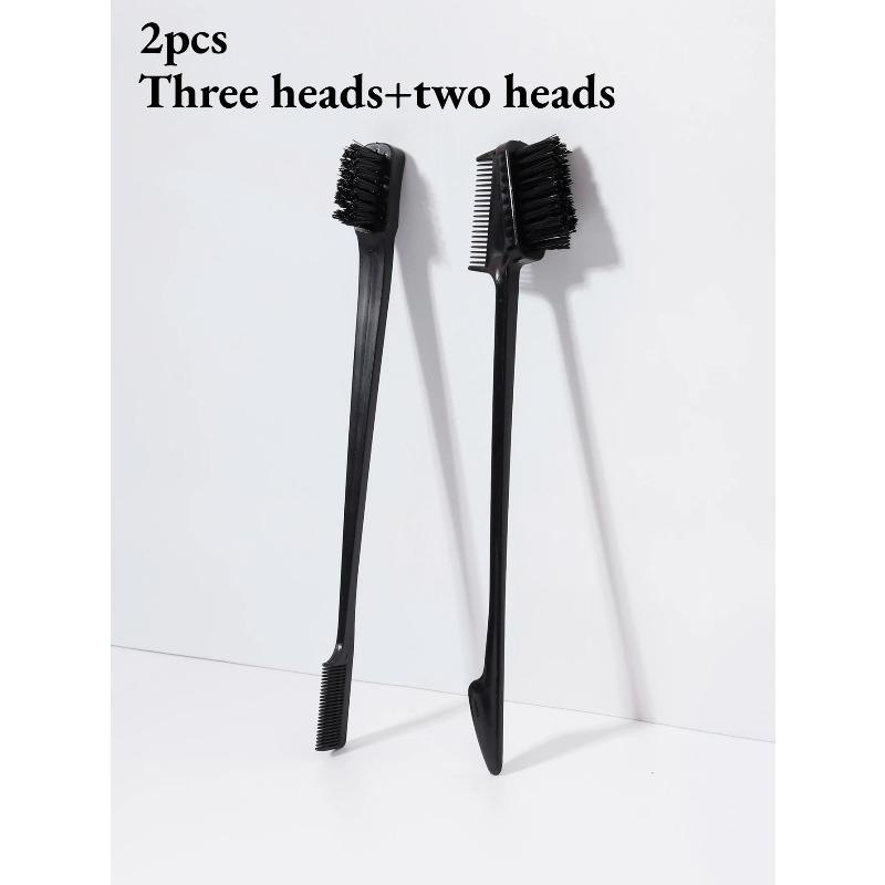 2pcs Edge Control Brushes - Precision Hair/Eyebrow Styling for Women, Ideal for Real Hair Wigs & Daily Grooming, Comb Set