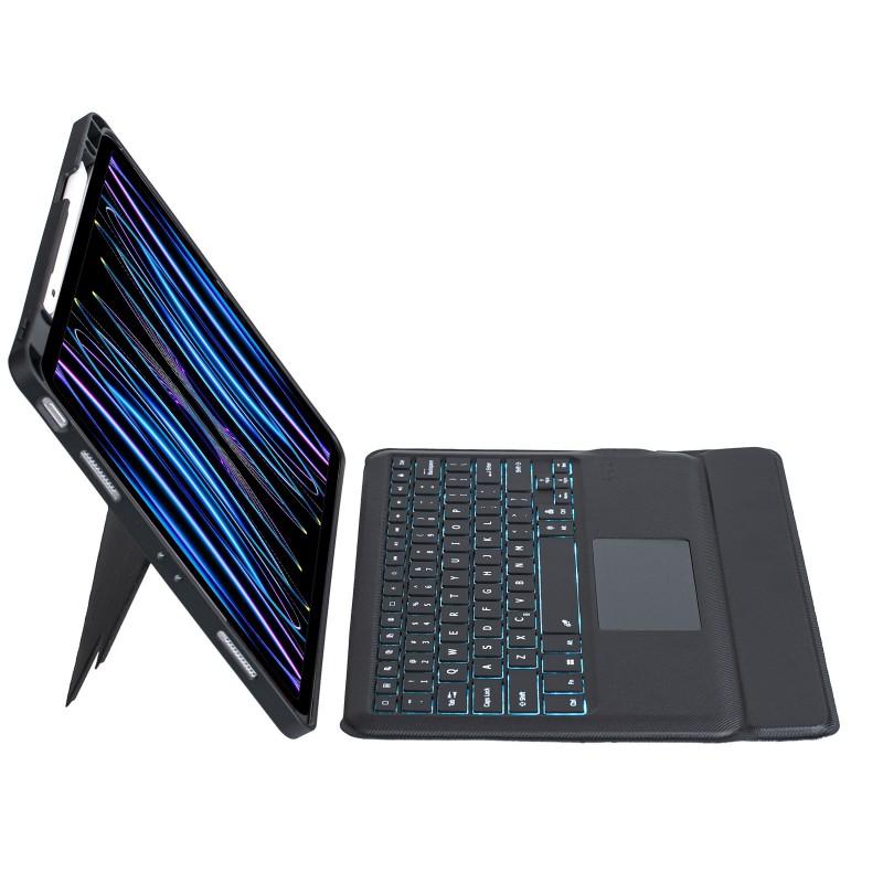 IPad 11 A16 Case Air 13 Split Backlit Bluetooth Keyboard Cover Protective Tablet With Stand Magnetic Anti-Scratch