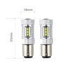 High Power S25 1156 BA15S BAU15S 80W P21W LED Car Reverse Backup Lamp Sourcing Light White/Red/Yellow Headlight Driving Light