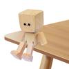 Shaking Wooden Man Figurine Magnetic Changeable Car Dashboard Decoration Air Outlet Fragrance Ornaments Desktop Decor emoticon Kid Friendly
