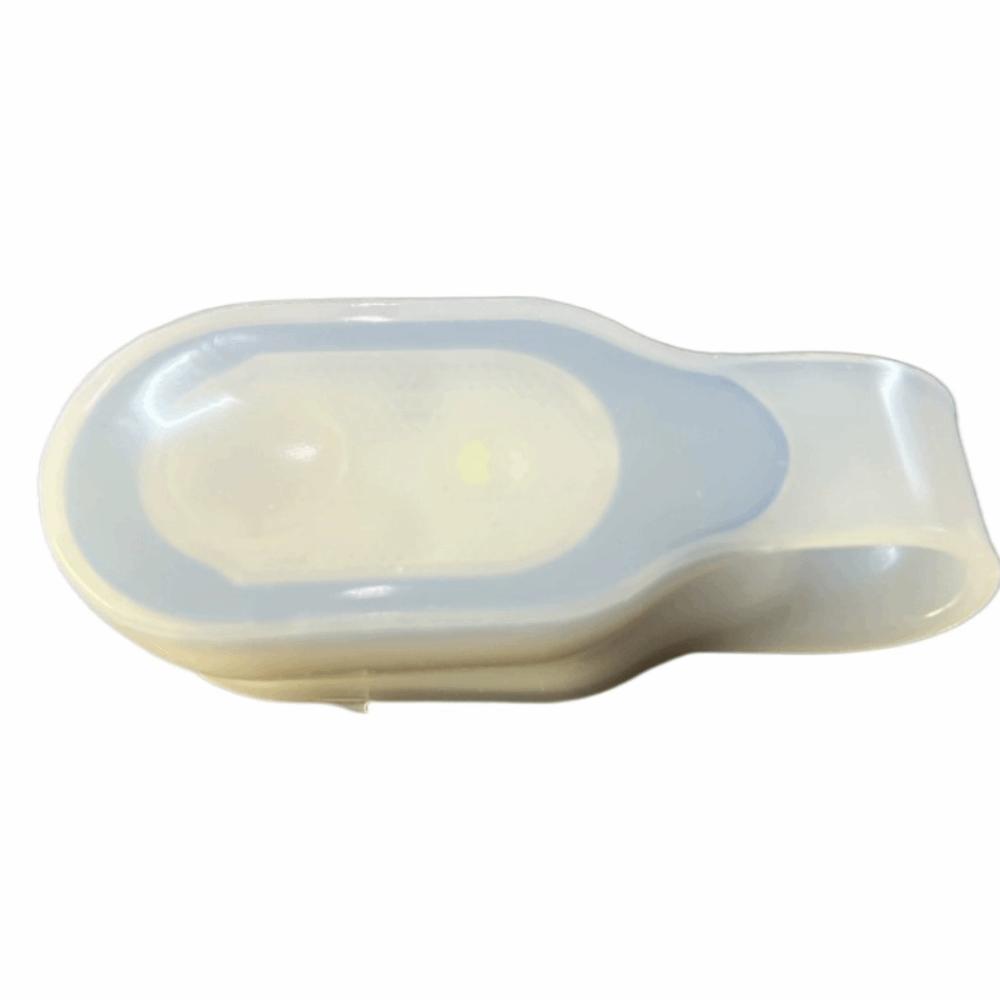 Waterproof Magnetic Collar Clip Silicone Material Flashing Warning Light Clip on Light  Running