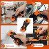 Double Head Blade Scraper Plastic & Metal Scraper Remover Tool with Blades for Labels Stickers Decals Tint Vinyl Removal Grease