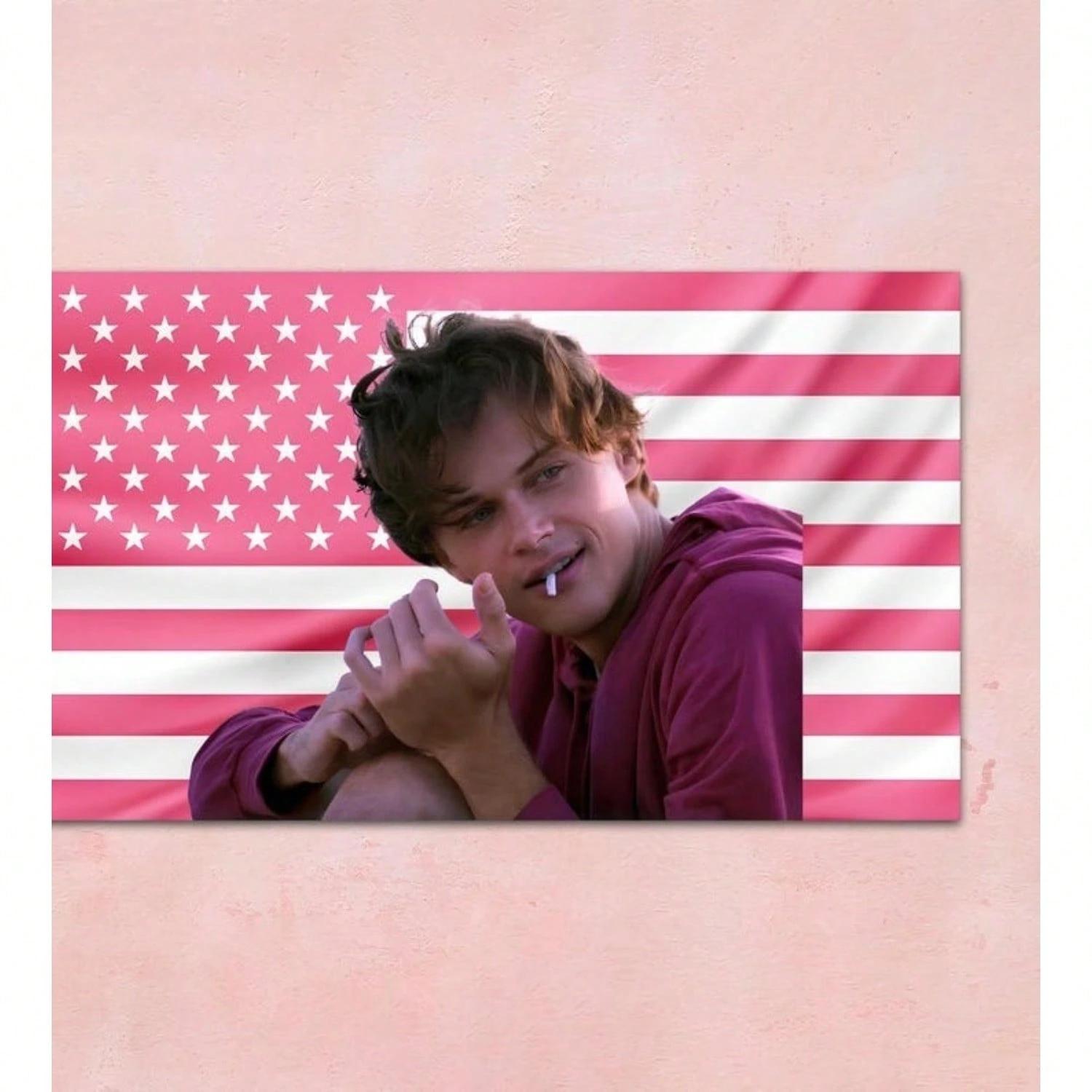 Jmg Household Supplies Unisex Conrad Fisher Smoke Flag The Summer I Turned Pretty Tapestry Aesthetic Dorm Banner Moody Bad Boy Fan Art Tsitp Conrad Wall Decor