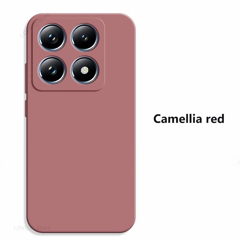 For Mi 14T Mi14T Pro Case Liquid Silicone Soft Phone Cases For Xiaomi Mi 14T Mi14T Pro Mi 14 T Pro Cover Xiaomi Accessories