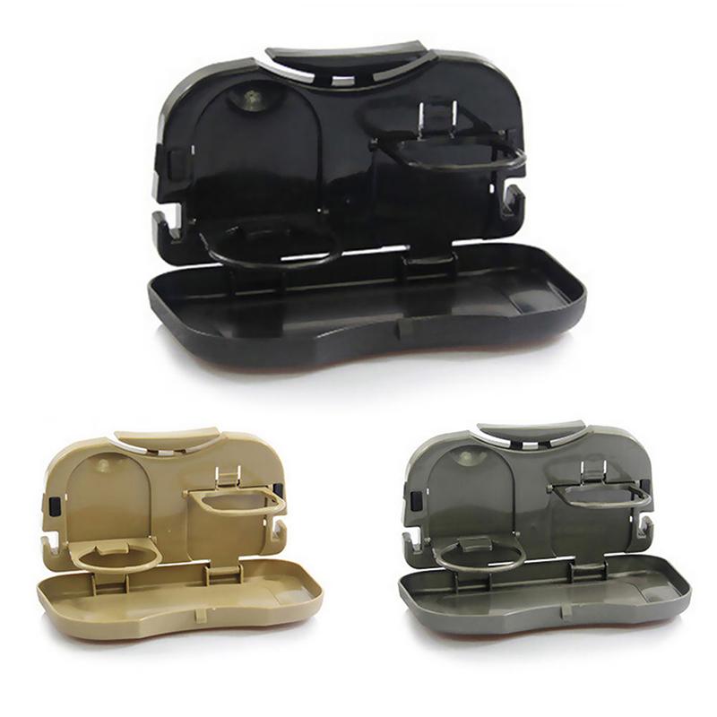 Folding Auto Car Back Seat Table Drink Food Cup Tray Holder Stand Desk
