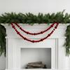 6FT Christmas Tree Hanging Ornament Red Christmas Decorations  Halloween Party Decor