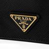 Prada Saffiano Dreieck Logo Kleines Portemonnaie 2 Fächer 1mv204 Qhh F0002