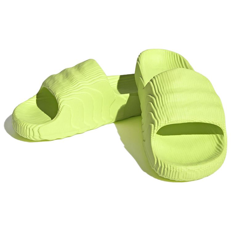 Adidas Adilette 22 Slides Solar Yellow Unisex Sneakers Core-Black HP6523