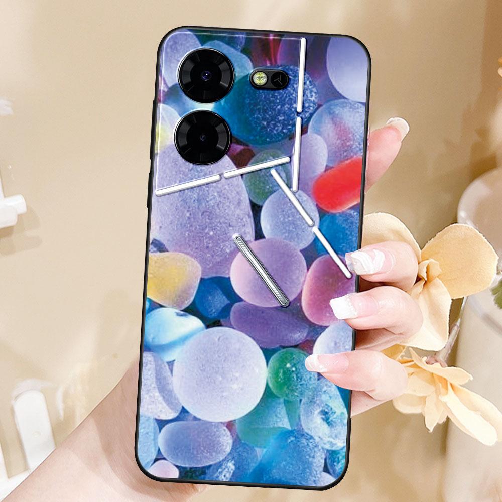 Case For Tecno Pova 5 Pro Coque TPU Soft Silicone Fashion Phone Funda For Tecno Pova 5 Cute Bumper Back Cover Cool Capa Marble