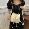 2025  Summer High Value Niche Design Diamond Backpack Women  Chain Bag Small Ladies Backpack