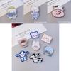 Adorable Cartoon Dog Rabbit Cow Brooches For Backpack And Handbag Decoration