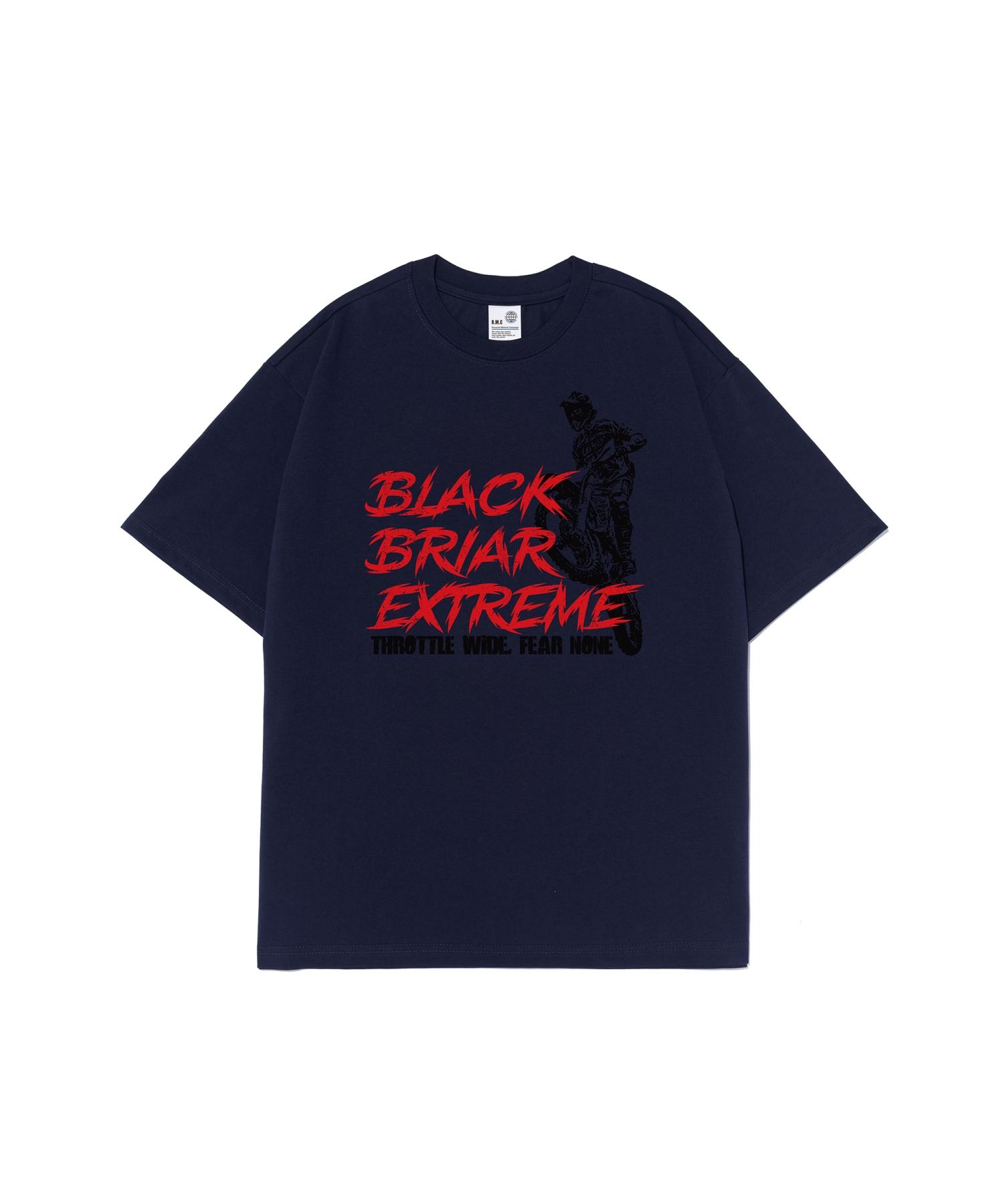 Black Briar Bb Bike Riding T-Shirt (Navy) M
