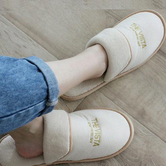 Disposable Non-Slip Canvas Slippers for Hotels and Travel