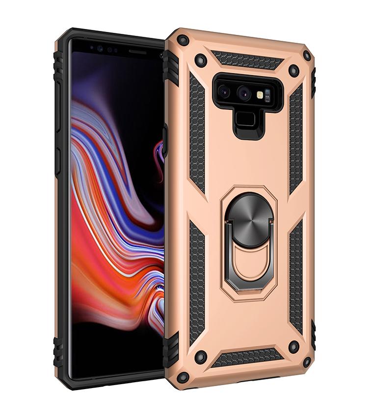 Luxury Armor Soft Shockproof Case On The For Samsung Galaxy S8 S9 S10 Plus S10e Note 8 9 A7 2018 Silicone Car Holder Ring Case