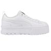 Womens/Ladies Mayze Leather Platform Trainers