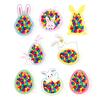 Ability Training Easter Decoration Creative DIY Window Decor Kit Window Cling Kit  Outdoor School