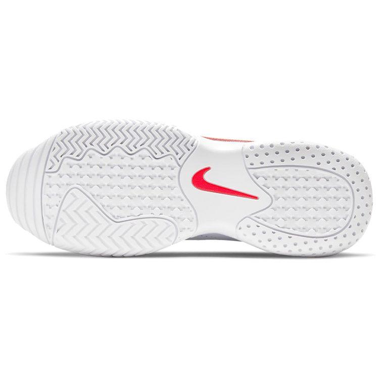 Nike Court Lite 2 Football Grey Bright Crimson Women's AR8838-005