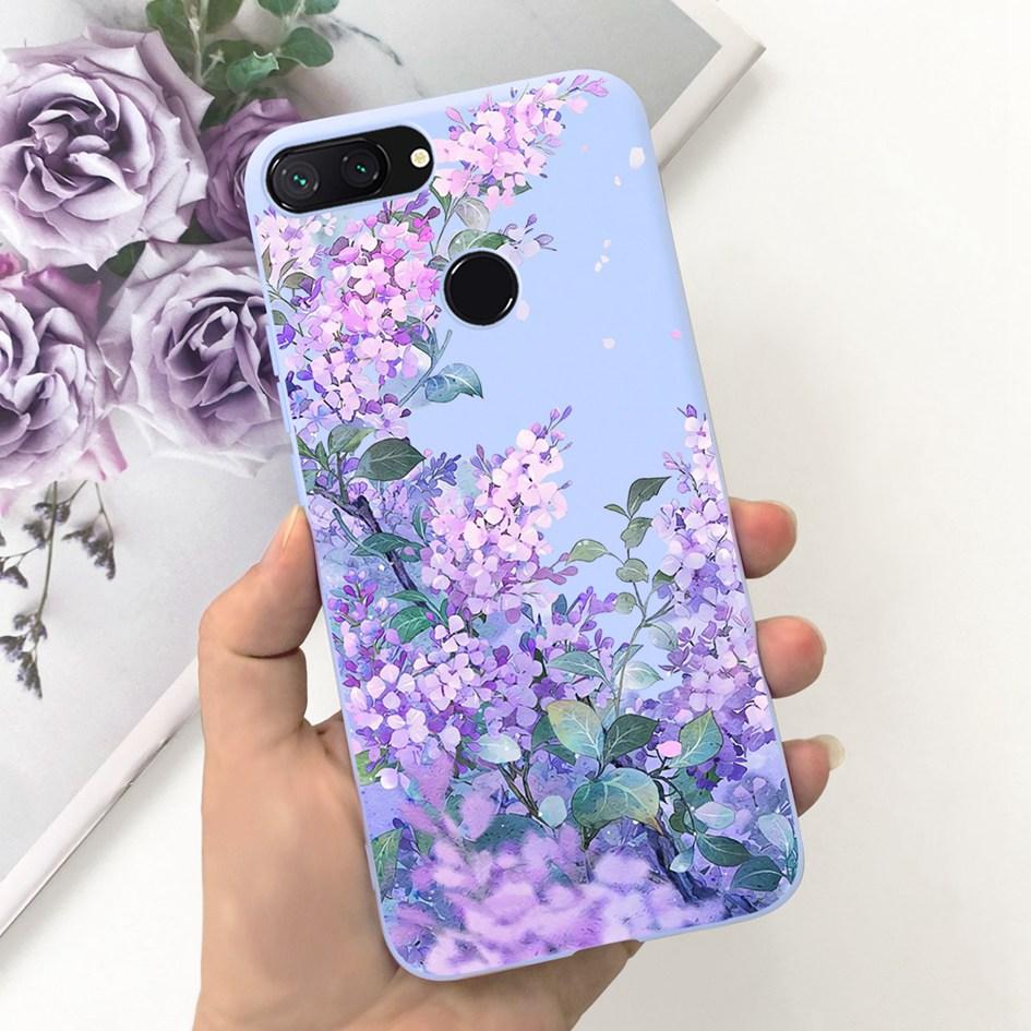 Für Xiaomi Mi 8 Lite Hülle 6,26" Mode Landschaft Mädchen Bumper Weiche Silikon Handyhülle Für Xiomi Mi 8 Lite Funda Mi8Lite Tasche