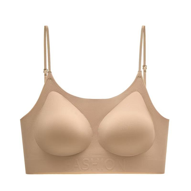 

Women s Summer 4cm Thickened Chest Pad Small Chest Gather Big U Shaped Cross United States Back To Expand Underwear 38/85ABC тілесний