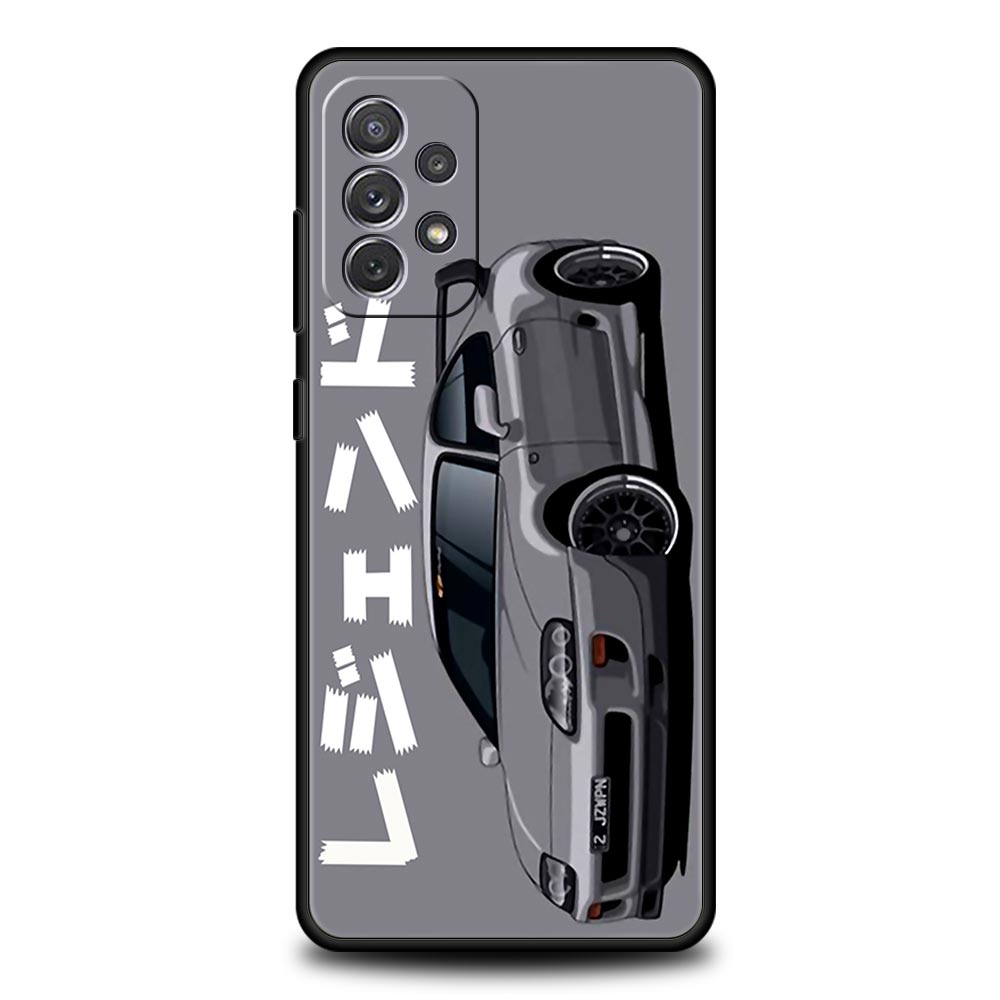 JDM Tokyo Drift Sports Car Phone Case For Samsung A51 A71 A21S A12 A11 A31 A41 A01 A03s A52 A32 A22 A13 A23 A33 A53 A73 5G Cover